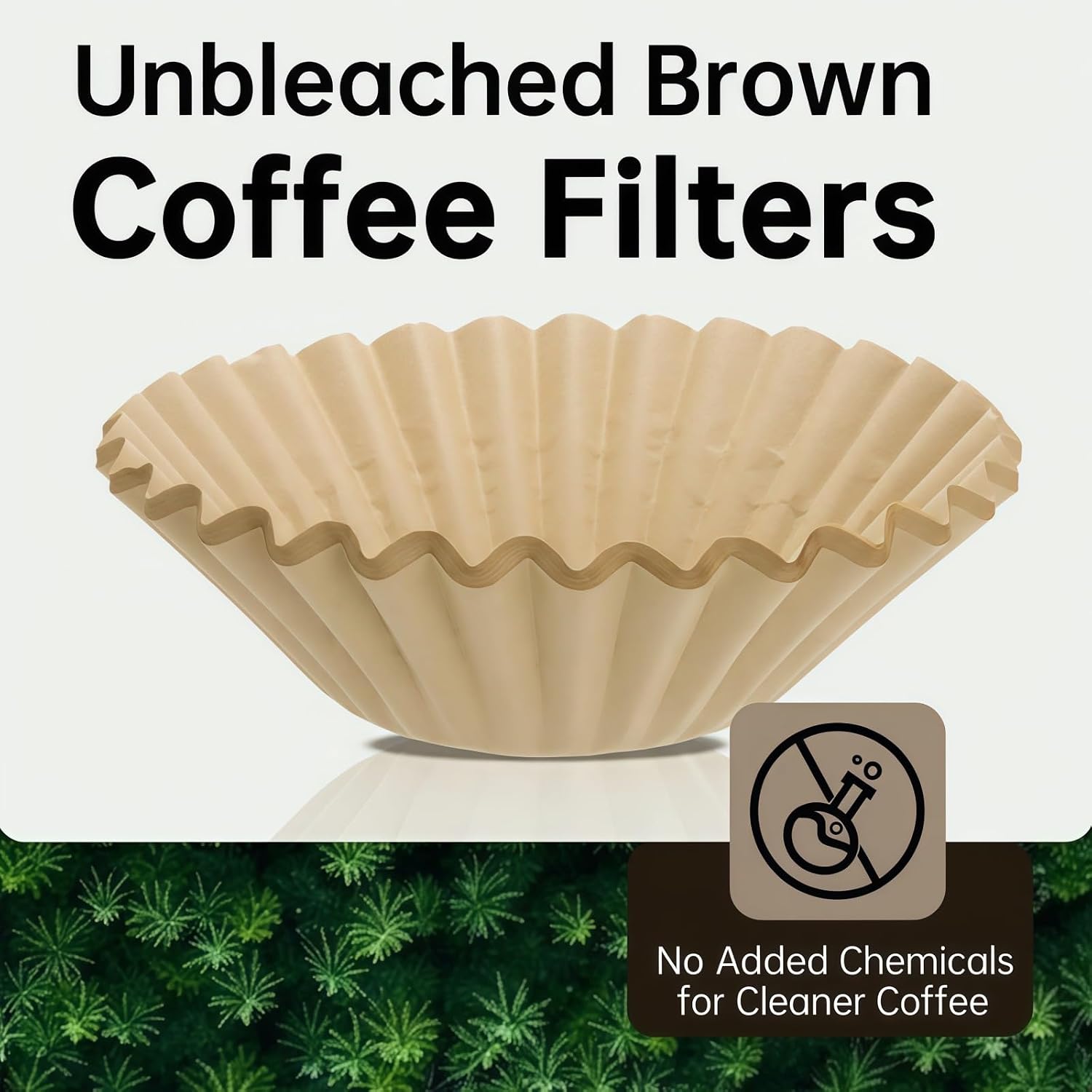 200 PCS Coffee Filters compatible for Breville, Extra Large Basket, Unbleached Upgrade Thickened Disposable Paper, Smooth Brew Extraction, Will Not Tear or Clog