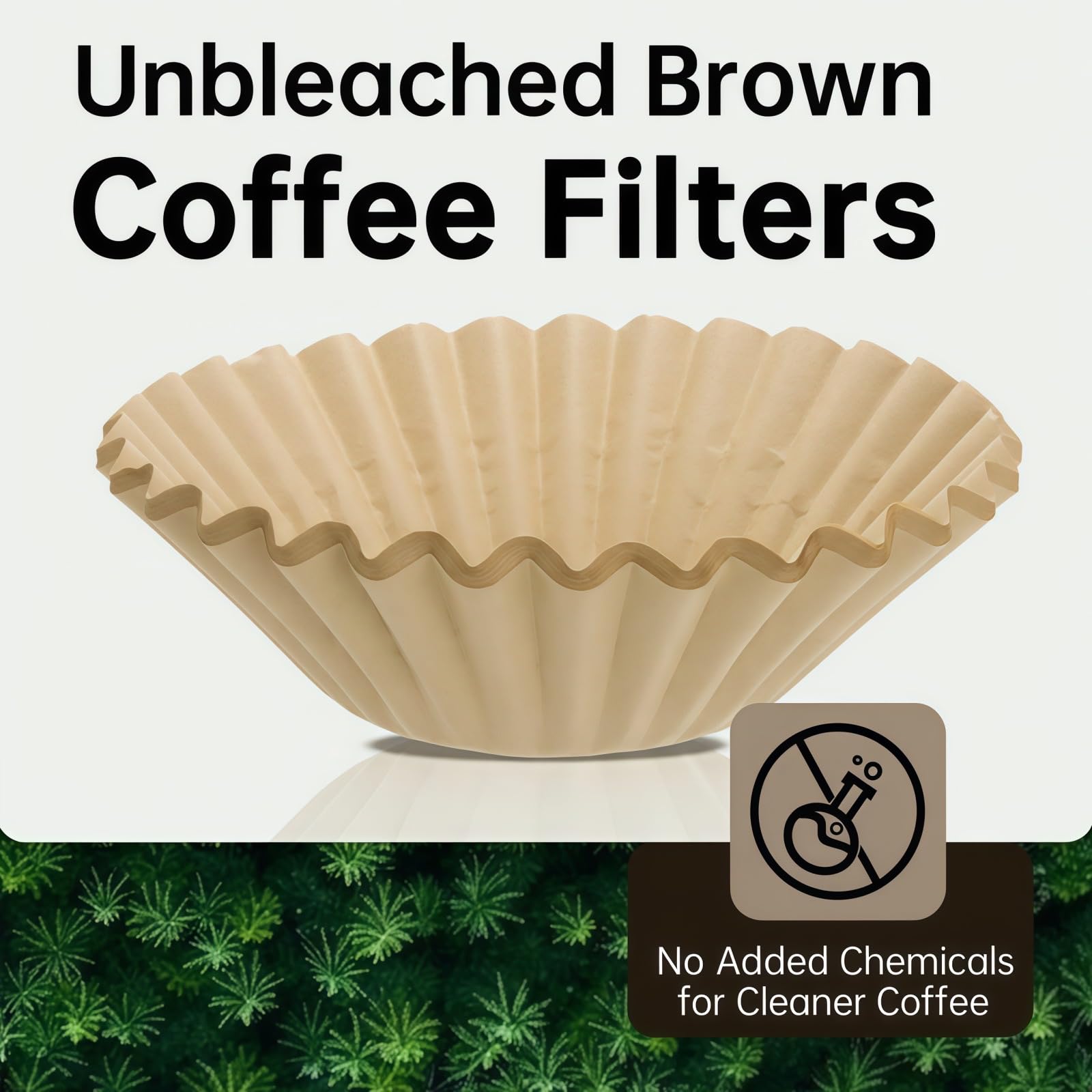 MUOLUTH Papier-Kaffeefilter, kompatibel mit Keurig Duo-Kaffeemaschine, ungebleicht, extra tiefes Schüssel-Design, 100 Stück, für 2041 ml Karaffe