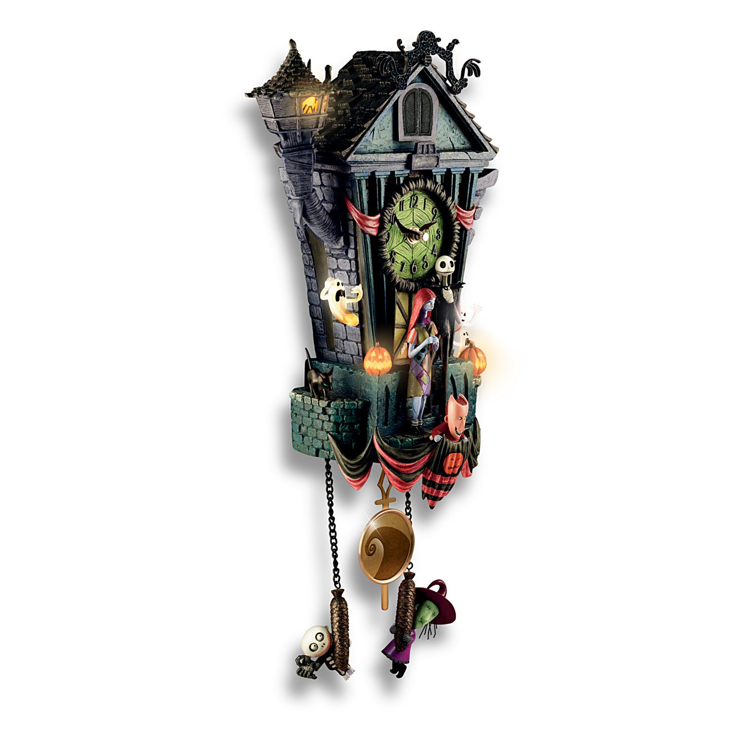 The Bradford Exchange Cuckoo Clock Tim Burton's The Nightmare Before