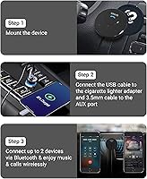 Vista 8 de Kinivo BTC480 - Adaptador auxiliar para automóvil