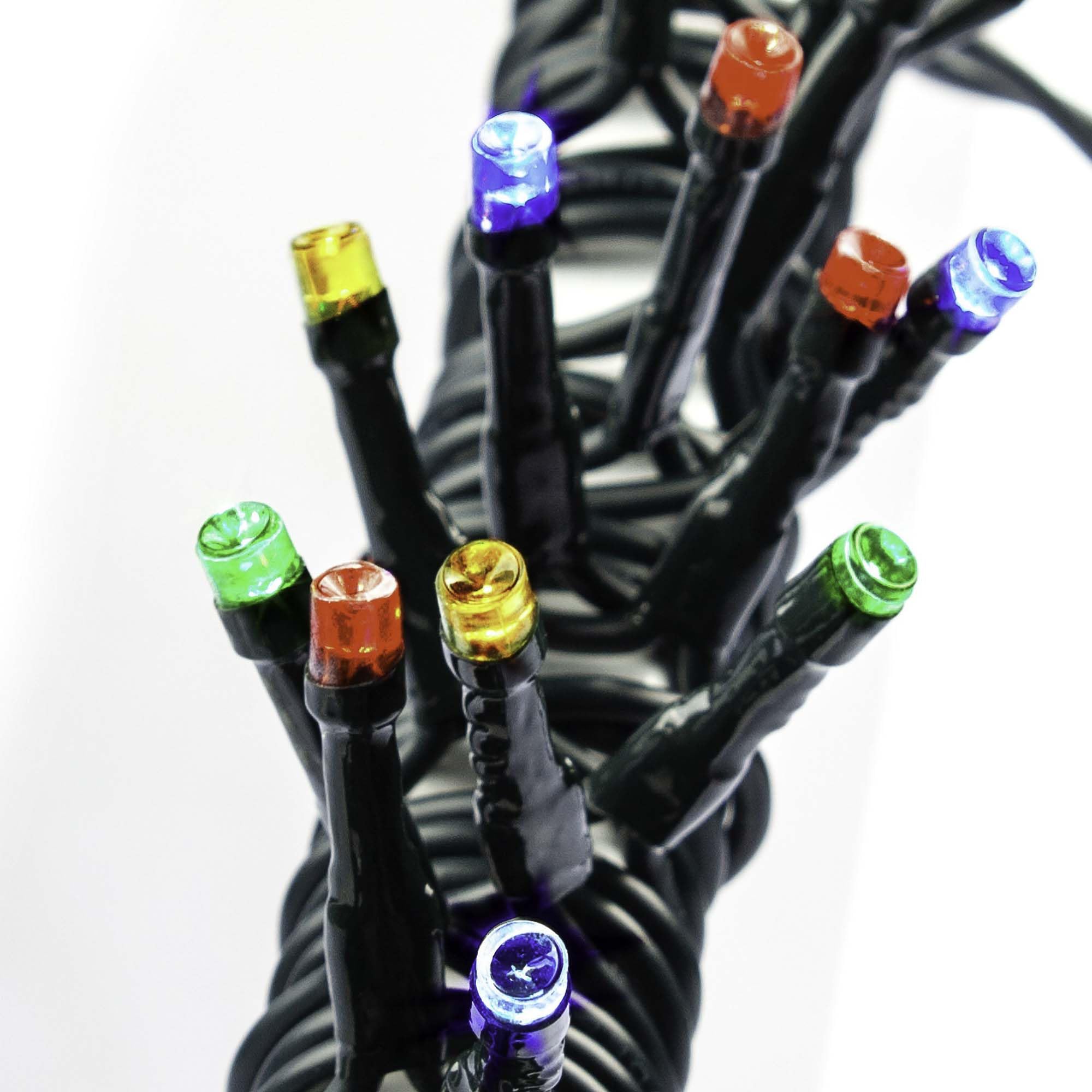 Image secondaire de Chaîne lumineuse LED multicolore Hellum - 50 ampoules pour décoration intérieure