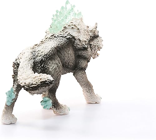Miniatura 4 de Schleich Eldrador Monster Creatures Mythical Snow Wolf Figura de acción  Figura mágica de monstruo de hielo, lobo de nieve, juguete de criatura