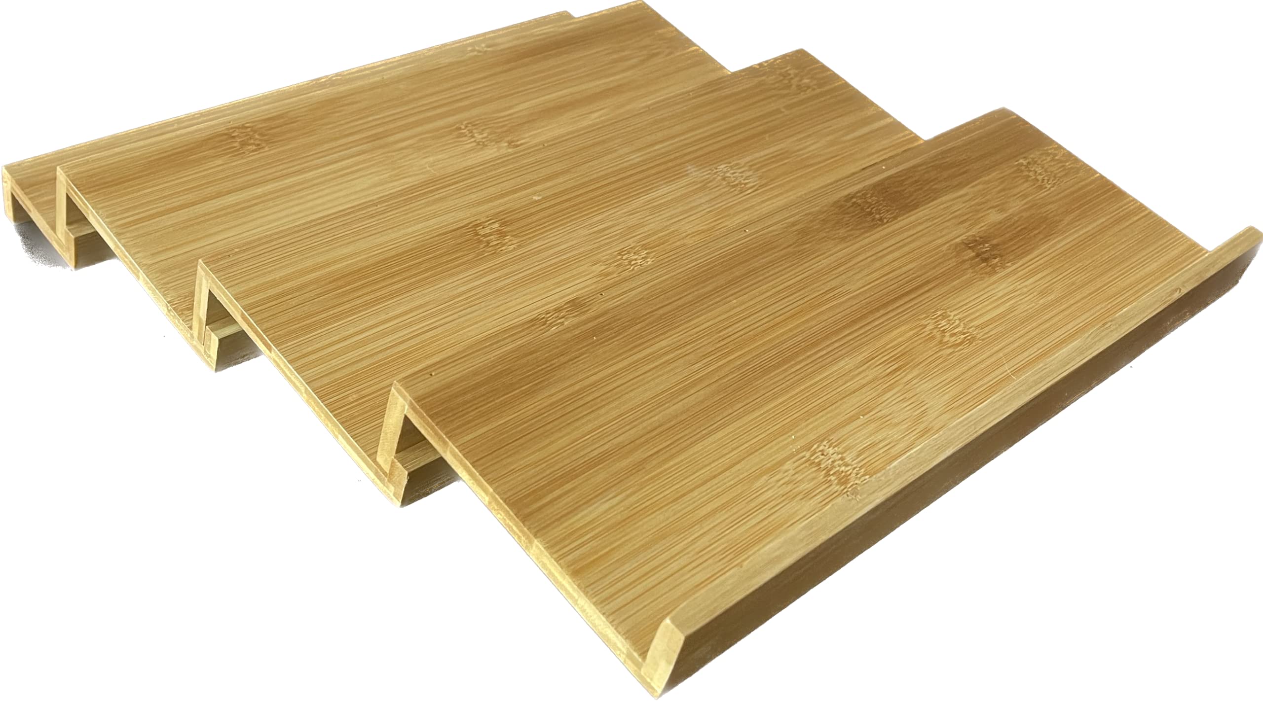 Green Stand Market - Spice Rack Organizer for Drawer - 13" Wide, Fits 4" Deep Drawers - Holds 20 to 30 Jars - 4-Tier Spice Organizer