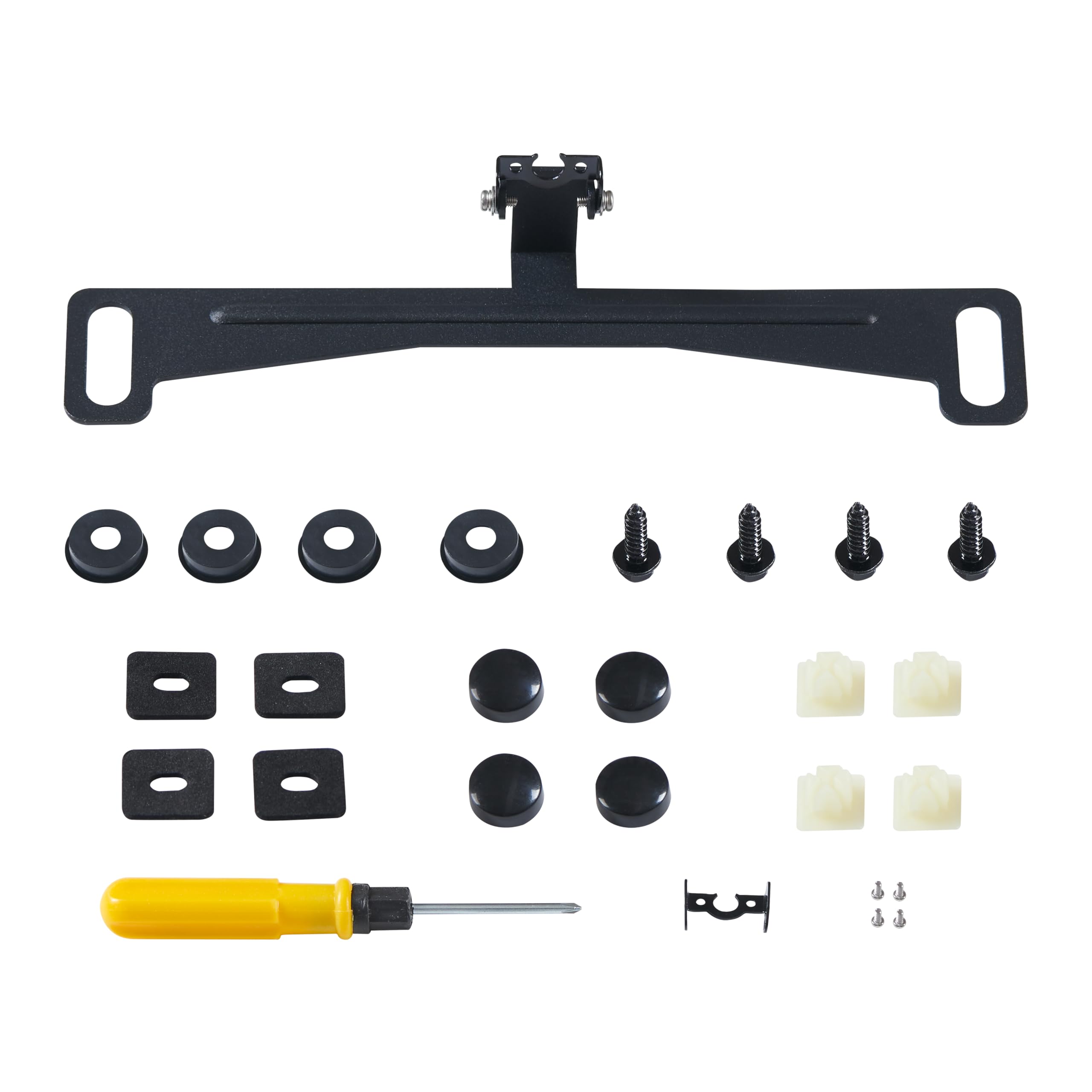 Supporto Per Targa Con Kit Viti Per Telecamera Posteriore VOONOA – Universale, Antiruggine, Facile Installazione, Per Auto E SUV