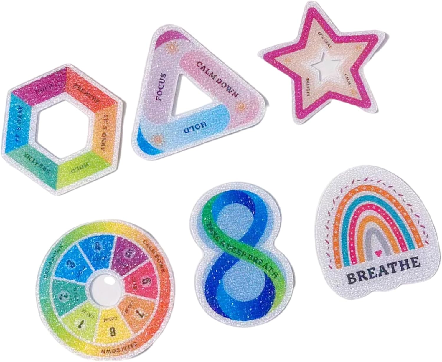 Anxieties Sensory Sticker Stress Relief, Set of 6 Pictures image 5