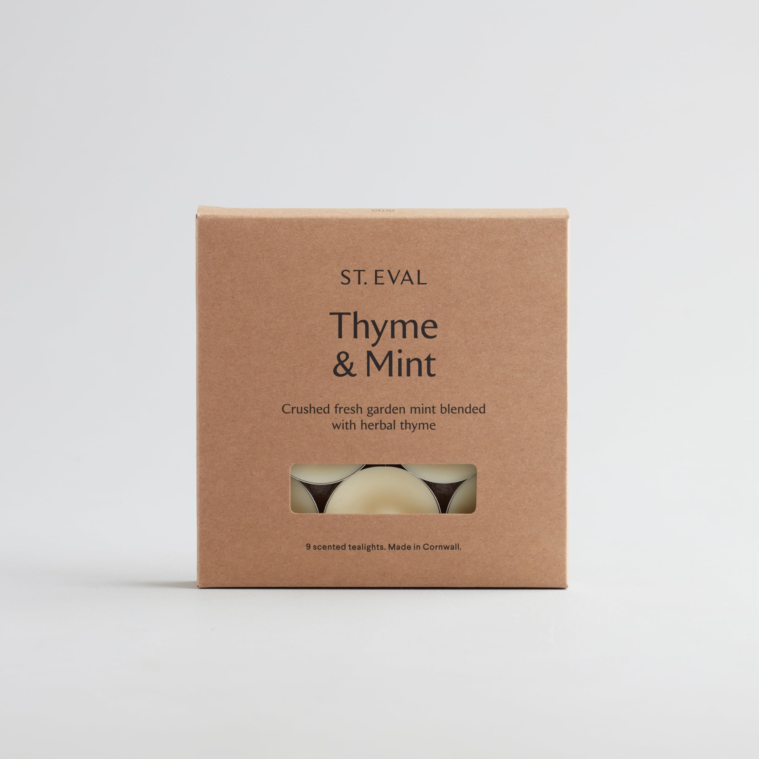 St Eval Thyme and Mint Scented Tea Lights