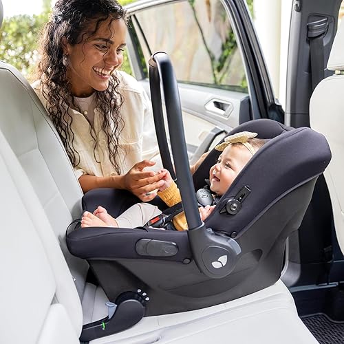 Miniatura 3 de Joie Mint Latch - Asiento de automóvil infantil sin base, ligero, conectores de pestillo rígido integrados y protección contra impactos laterales
