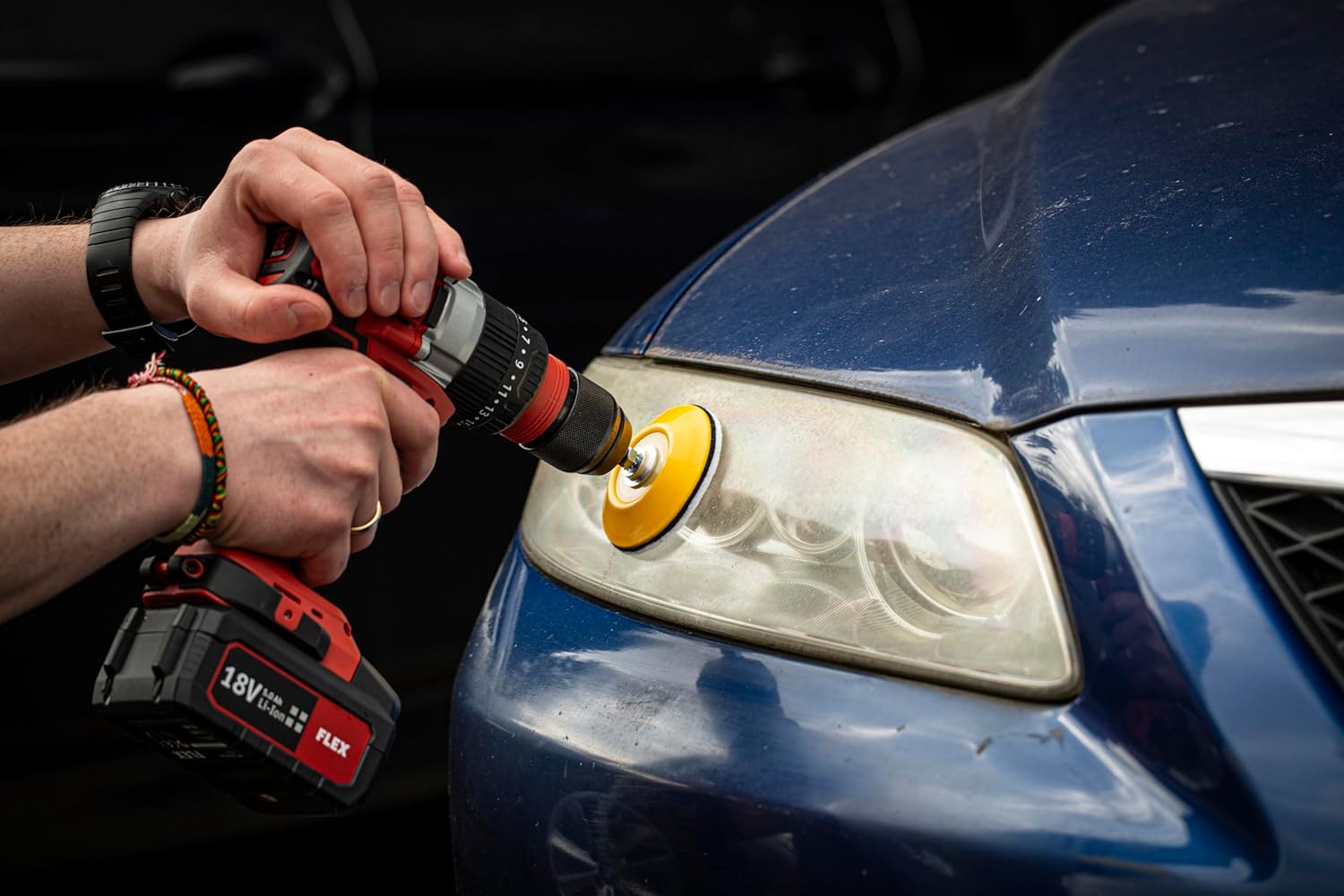 GLASS POLISH Windshield & Headlights Restoration Bundle, Set of DIY Windshield Polishing and Headlights Restoration Kits for As-New Restoration and Original Clarity