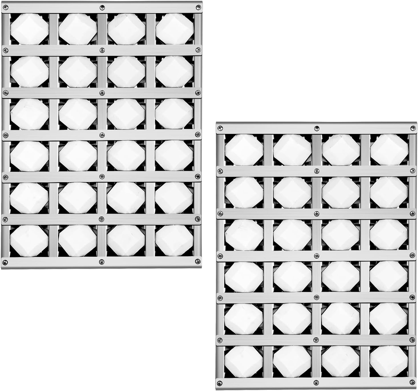 Grill Heat Plates BBQ Grill Briquette Tray, Ceramic Briquettes Heat Shield BBQ Gas Grill Replacement Accessories for Delta DHBQ38R/S-BN, DHBQ38R/S-BL, DHBQ 26G-BN, DHBQ 26G-BL