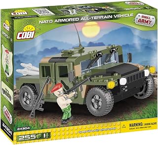 Humvee Camo All Terrain com 255 Peças COBI Blocos de Montar Verde