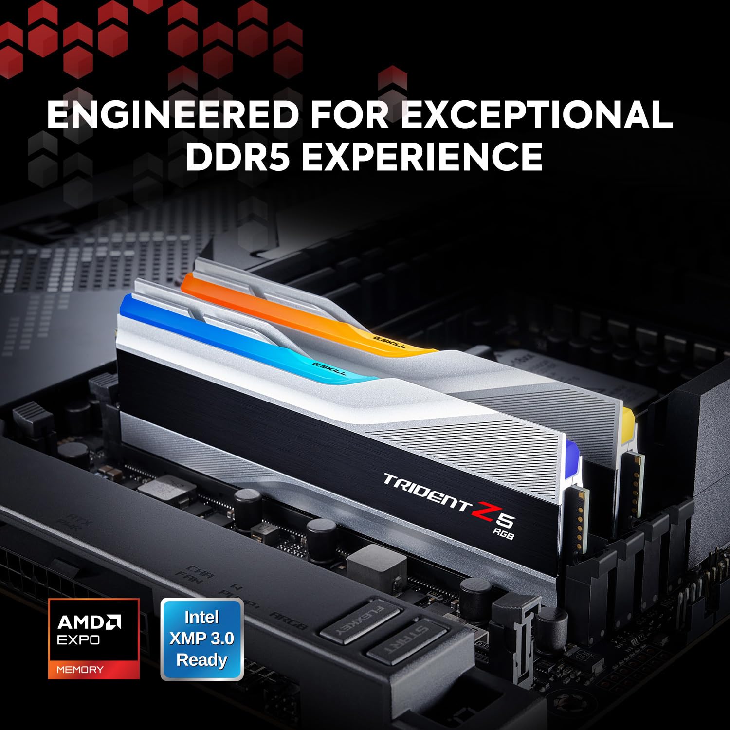 G.SKILL Trident Z5 RGB Series DDR5 RAM (Intel XMP 3.0 & AMD EXPO