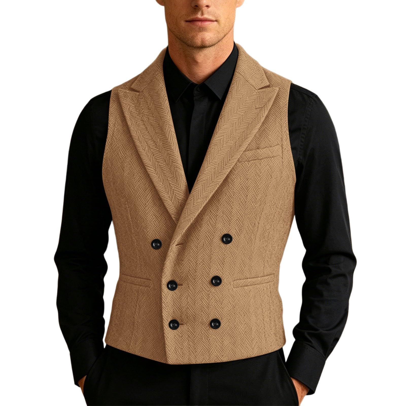 Gilet sans manches léger matelassé et isolant coupe-vent pour la randonnée, le camping et les voyages. Idéal pour les activités de plein air.