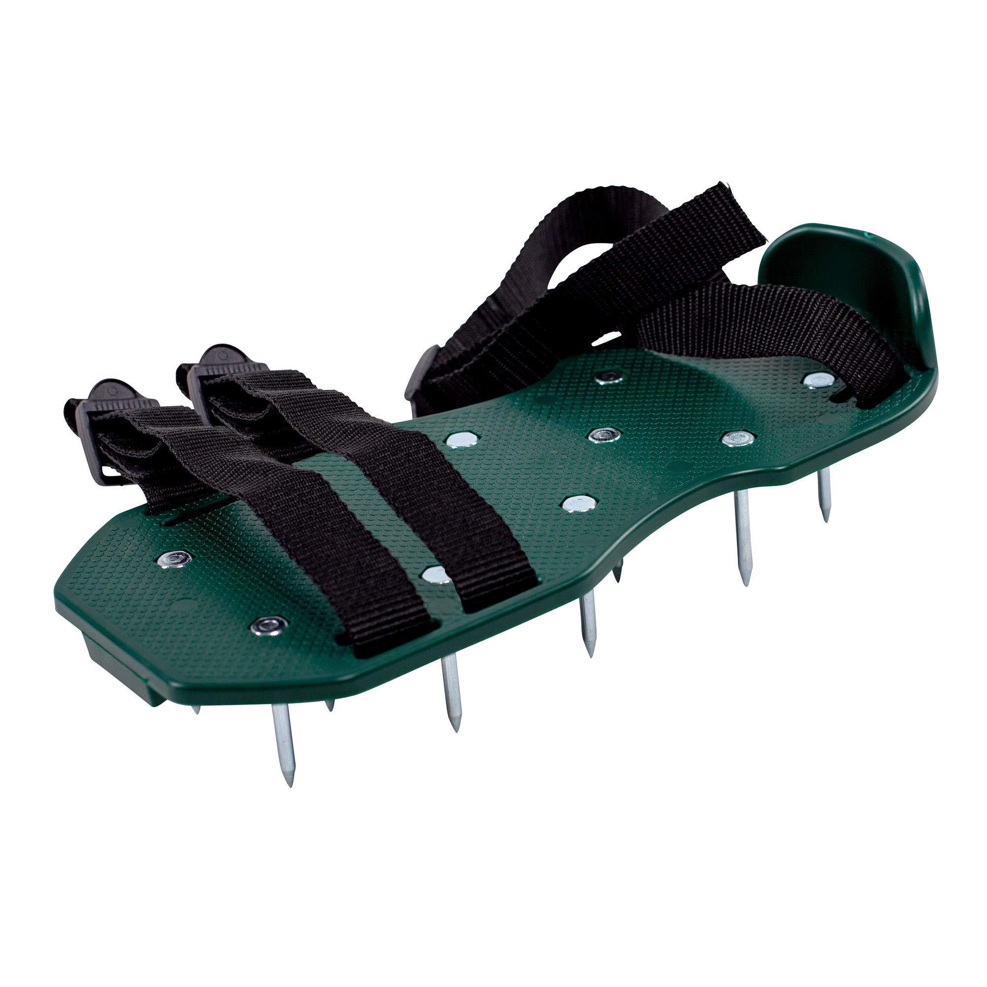 UPP Paire de Semelles de Ventilation pour Gazon I aérateur de pelouse I Amélioration de la qualité du Sol I 13 Clous en Acier I Réglable Jusqu’à la Taille 46 et sur Toutes Les Chaussures I 30×13×6 cm
