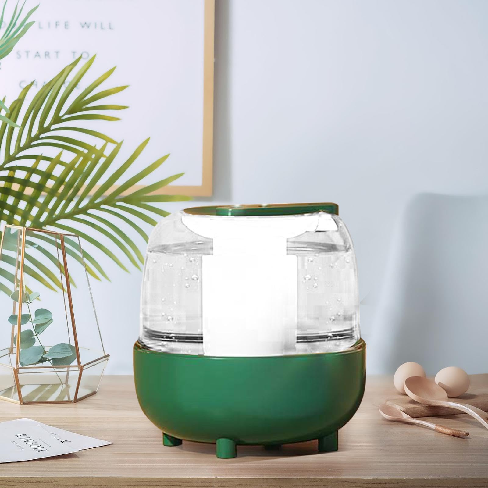 Umidificatore senza fili Ricarica USB Spegnimento automatico Luce notturna | ricaricabile