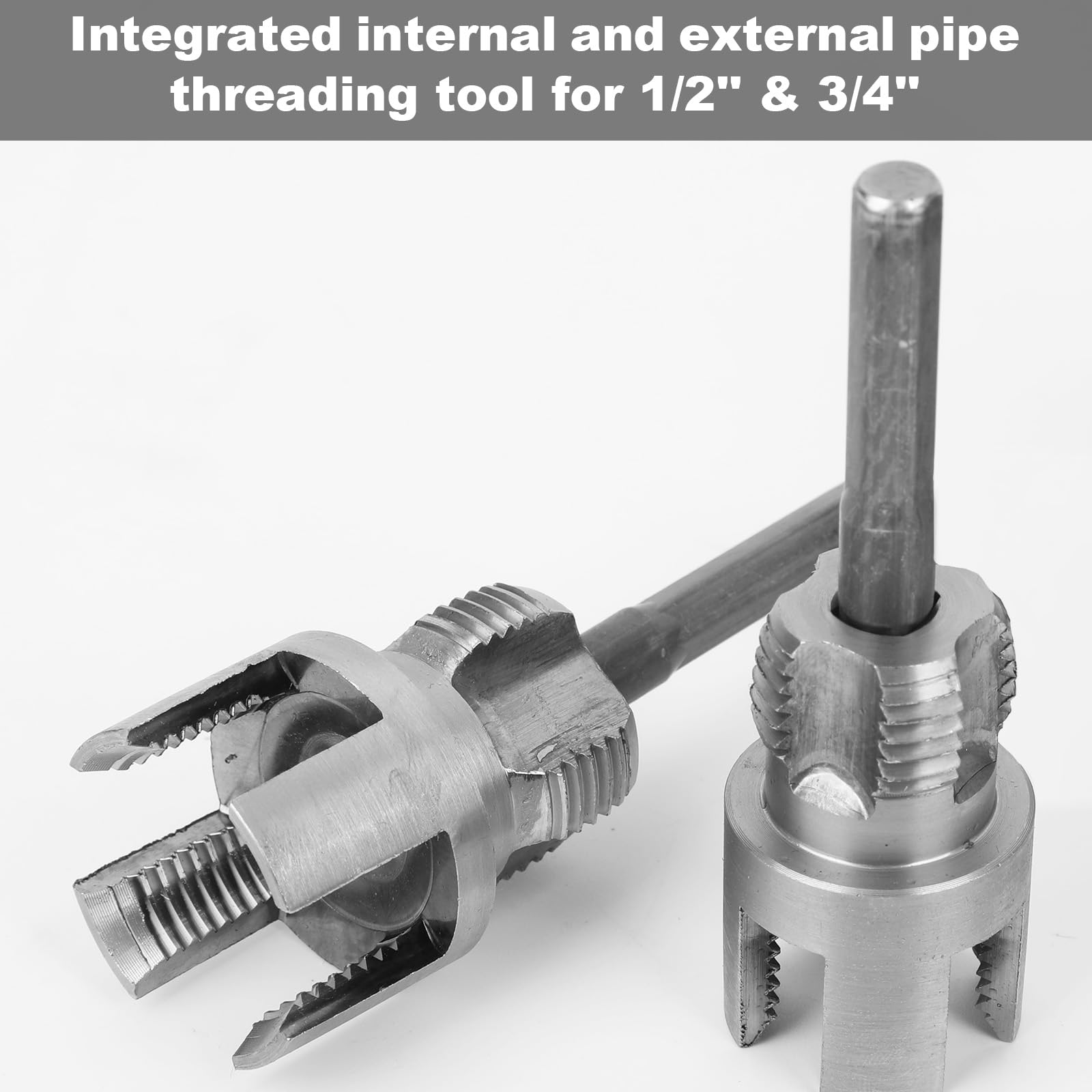 Tool Kit For Home 2pcs Integrated Internal & External Pipe Threading ...