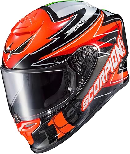 Miniatura 8 de ScorpionEXO - Casco EXO-R1 Air Quartararo Monster Energy (negro, talla M)