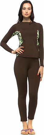 Private Island Women UPF 50+ Long Leggings Swimsuit Pants Beach Bathing Swim Rash Guard CubanoBoom Bottom RPG+KW+RSSP