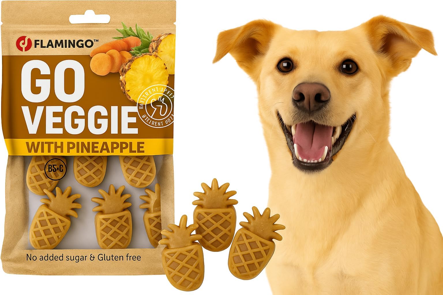 Flamingo VEGGIE PINE APPLE S 8PCS 120G