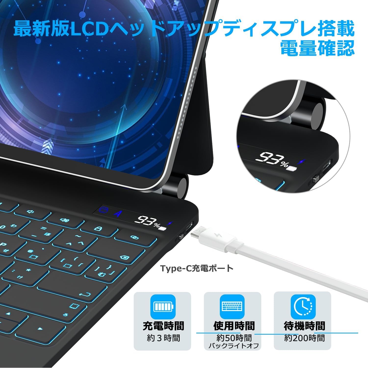 Amazon.co.jp: マジックキーボード 11インチiPad Air（M2/M3/M4）/11