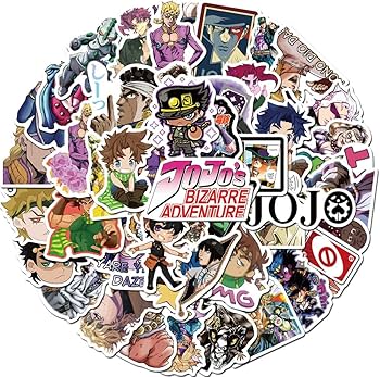 Amazon.co.jp: for ジョジョの奇妙な冒険 ステッカー 50枚セット