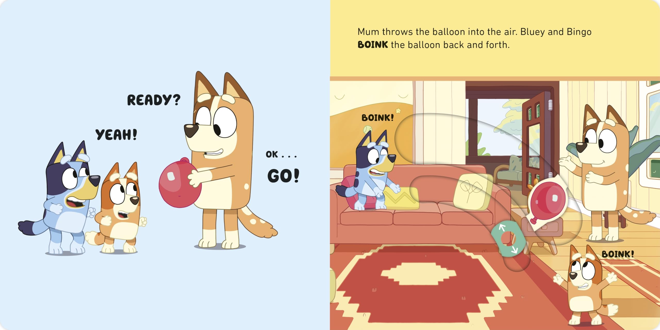 Bluey: Keepy Uppy: A Slide-and-Play Book