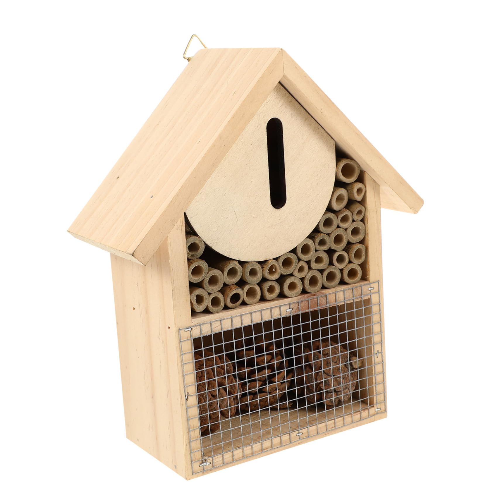 Casa per Api Hotel per Insetti Appeso da Giardino per Api Solitarie e Decorazione per Esterni e Resistente