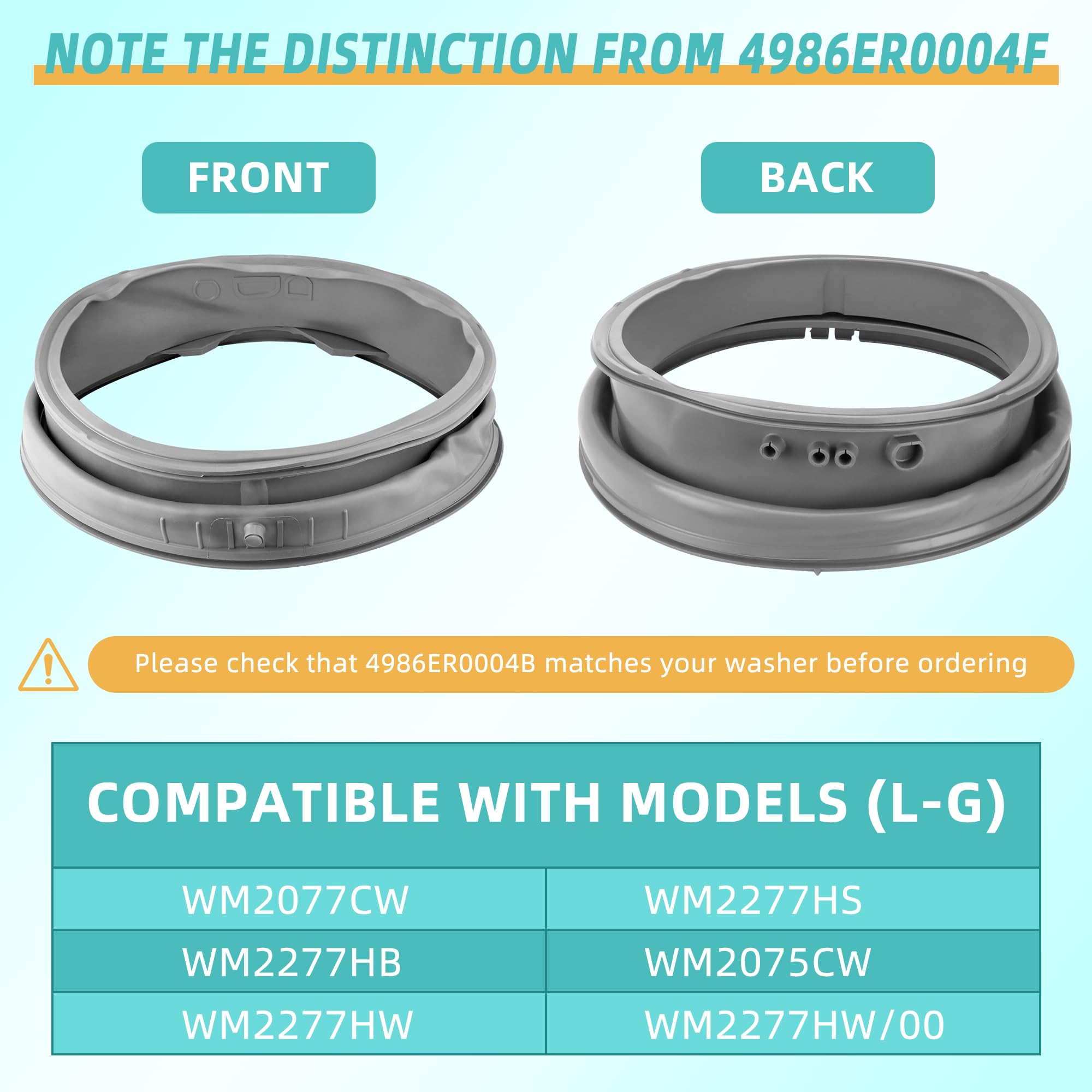 Accessori For Guarnizioni Porta Lavatrice, Compatibili Con LG - Foto 6