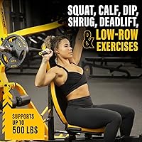 Vista 5 de Powertec Fitness Workbench LeverSystem - Workout Bench, 500 LB Weight Capacity - Gym Equipment for Home - Adjustable Full Body Workout Machine