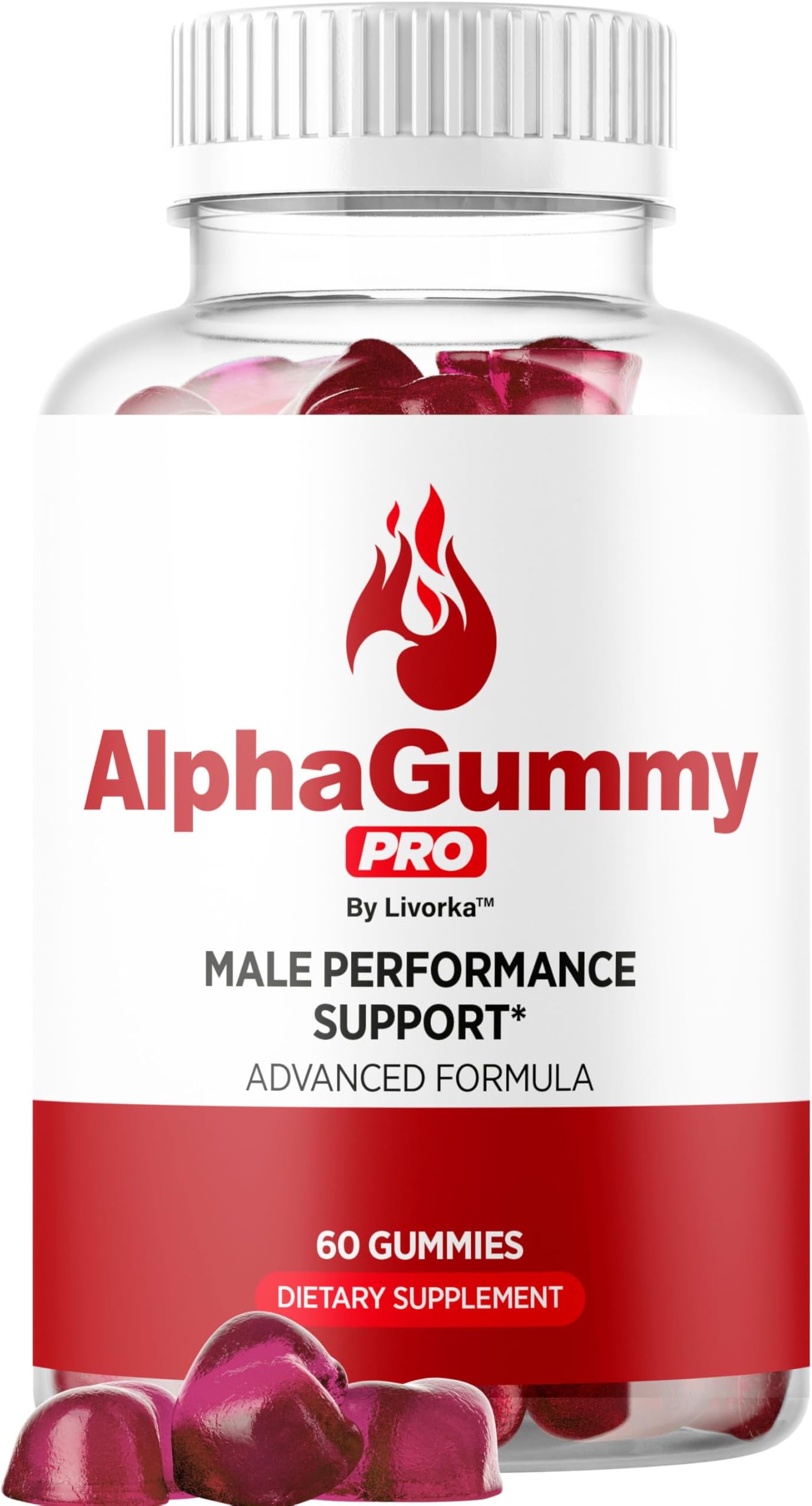LIVORKA Alpha Gummy Pro for Men - Official Alpha Gummy Pro supplement, advanced premium formula improves performance and energy.