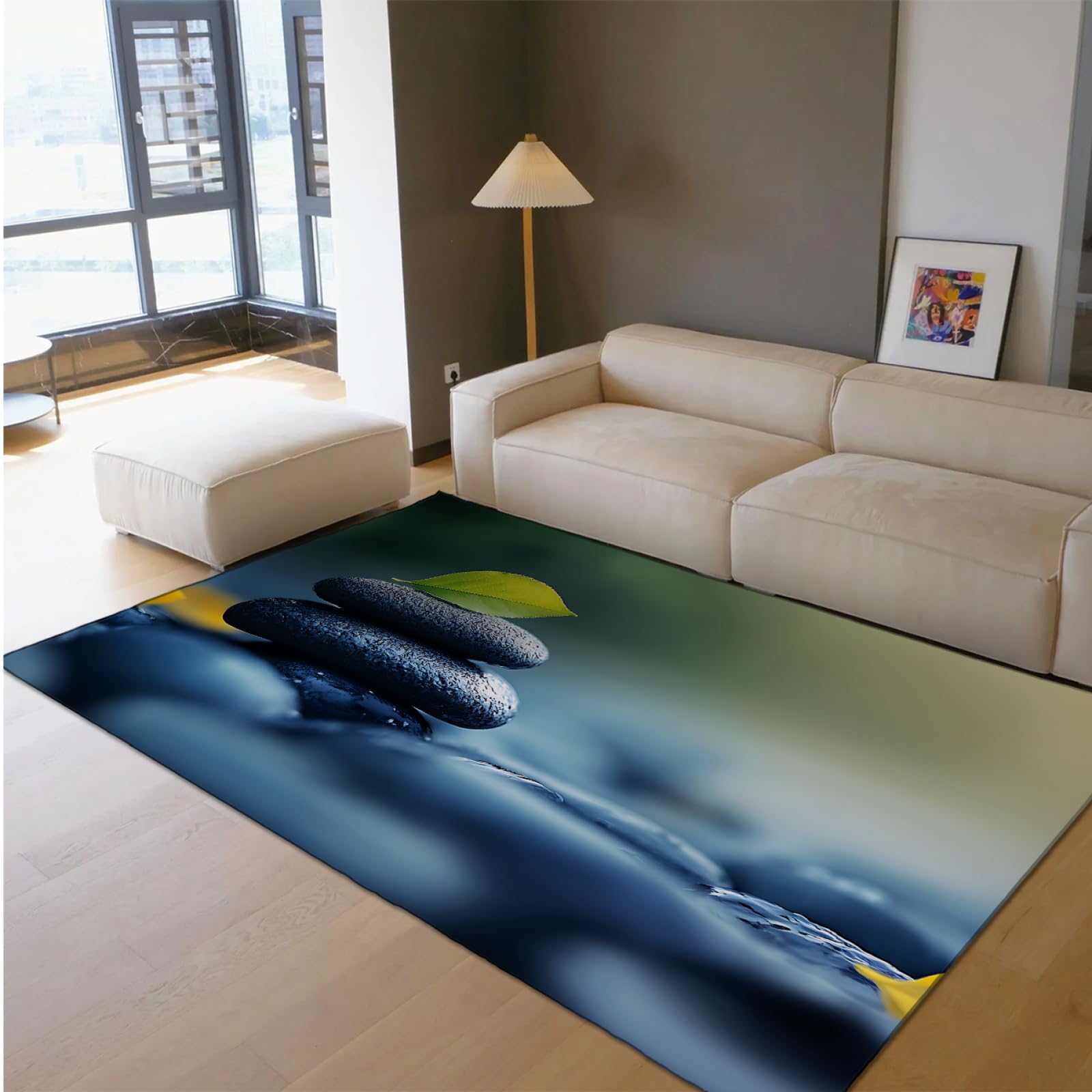 Tapis thème méditation zen pour aménager un coin détente à la maison