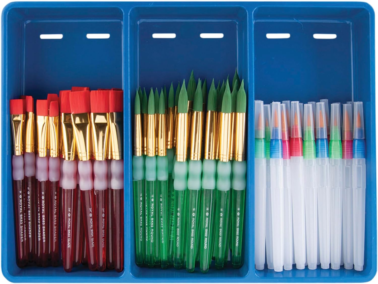 Big Kids Choice Chubby Combo Classroom Brush Set, Assorted Sizes, Set of 66