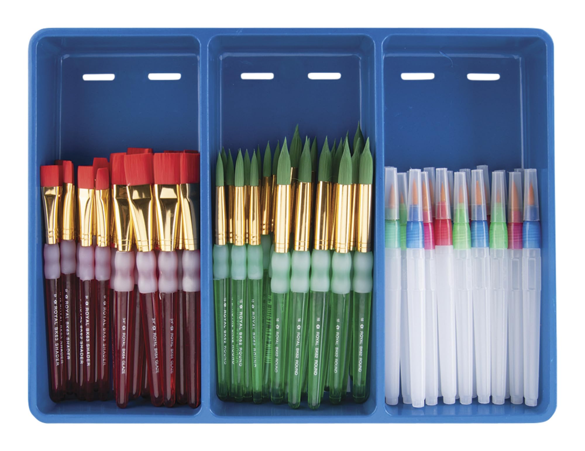 Big Kids Choice Chubby Combo Classroom Brush Set, Assorted Sizes, Set of 66