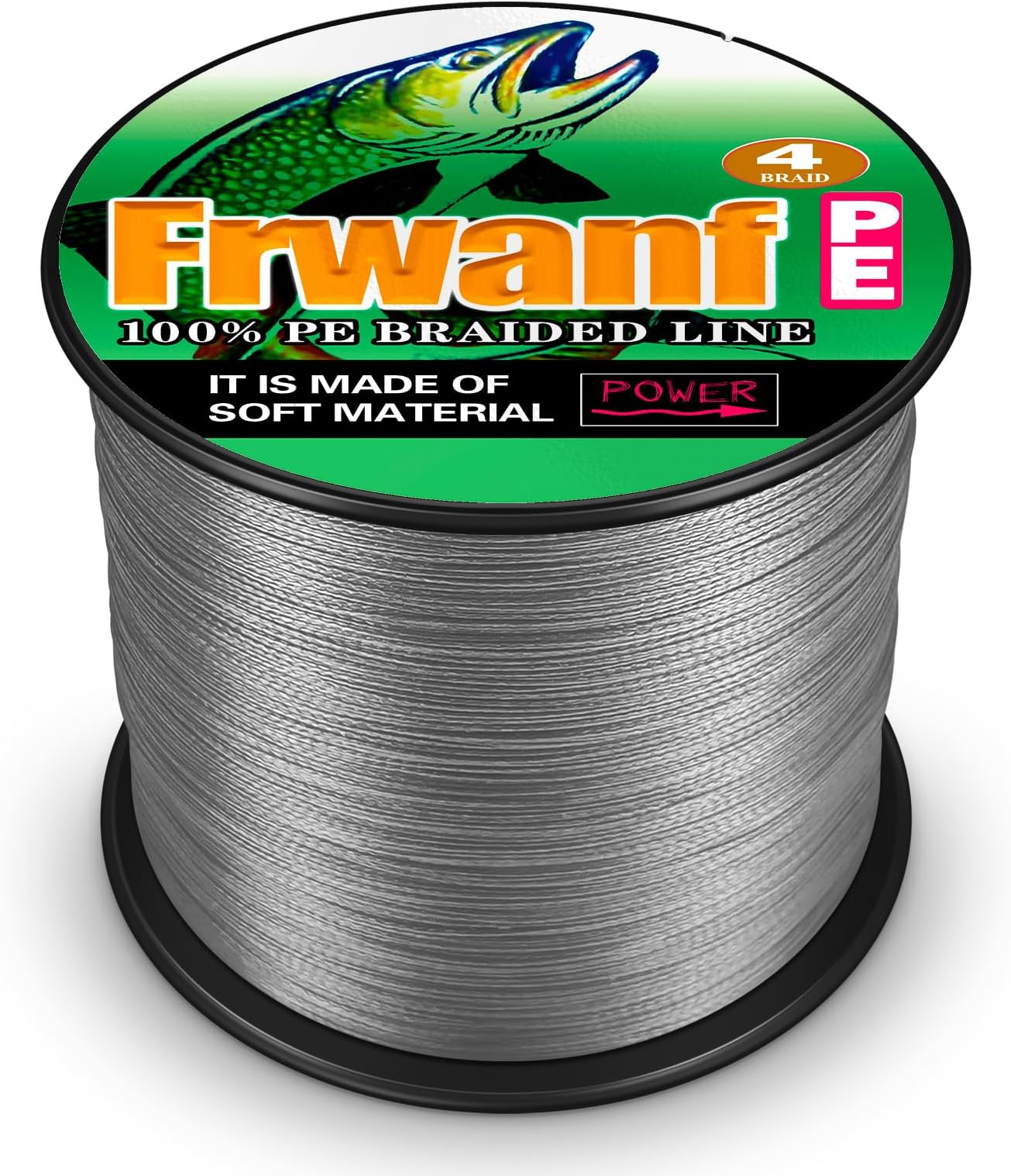 Braided Fishing Line 4 Strands Super Strong PE Fishing String ExtremePower Braided Line for Saltwater and Fresh Watermultiple Colors, 100M/109Yds-300M/328Yds-500M/547Yds -6lb 8lb to 100lb