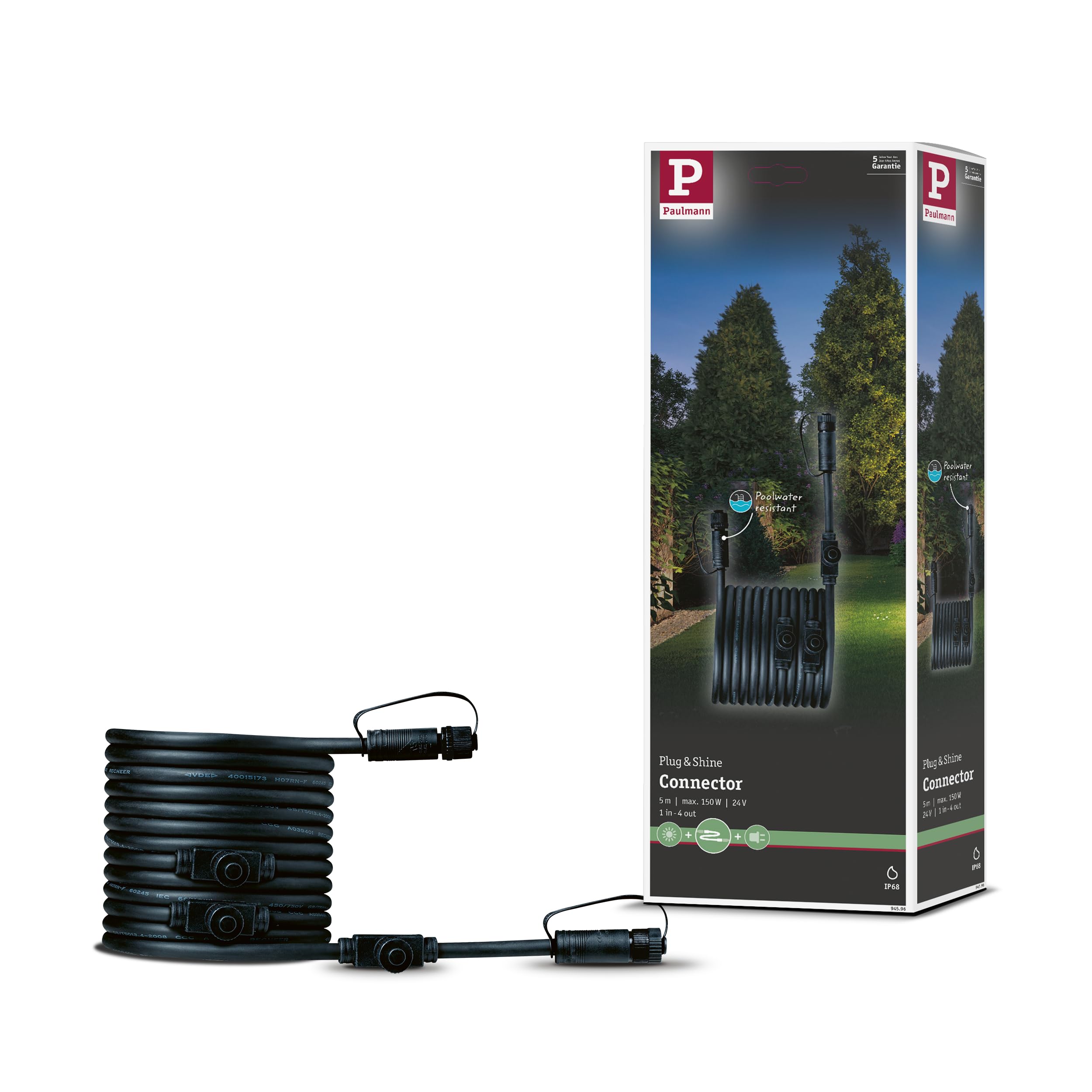 Système d'éclairage Plug&Shine Paulmann 94596 N/A N/A, Noir