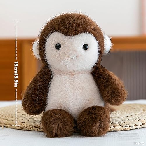 Miniatura 44 de Capybara - Peluche suave y lindo de 6 pulgadas, almohada de peluche Capybara, regalo de cumpleaños, Navidad, día de San Valentín, para niños y novia