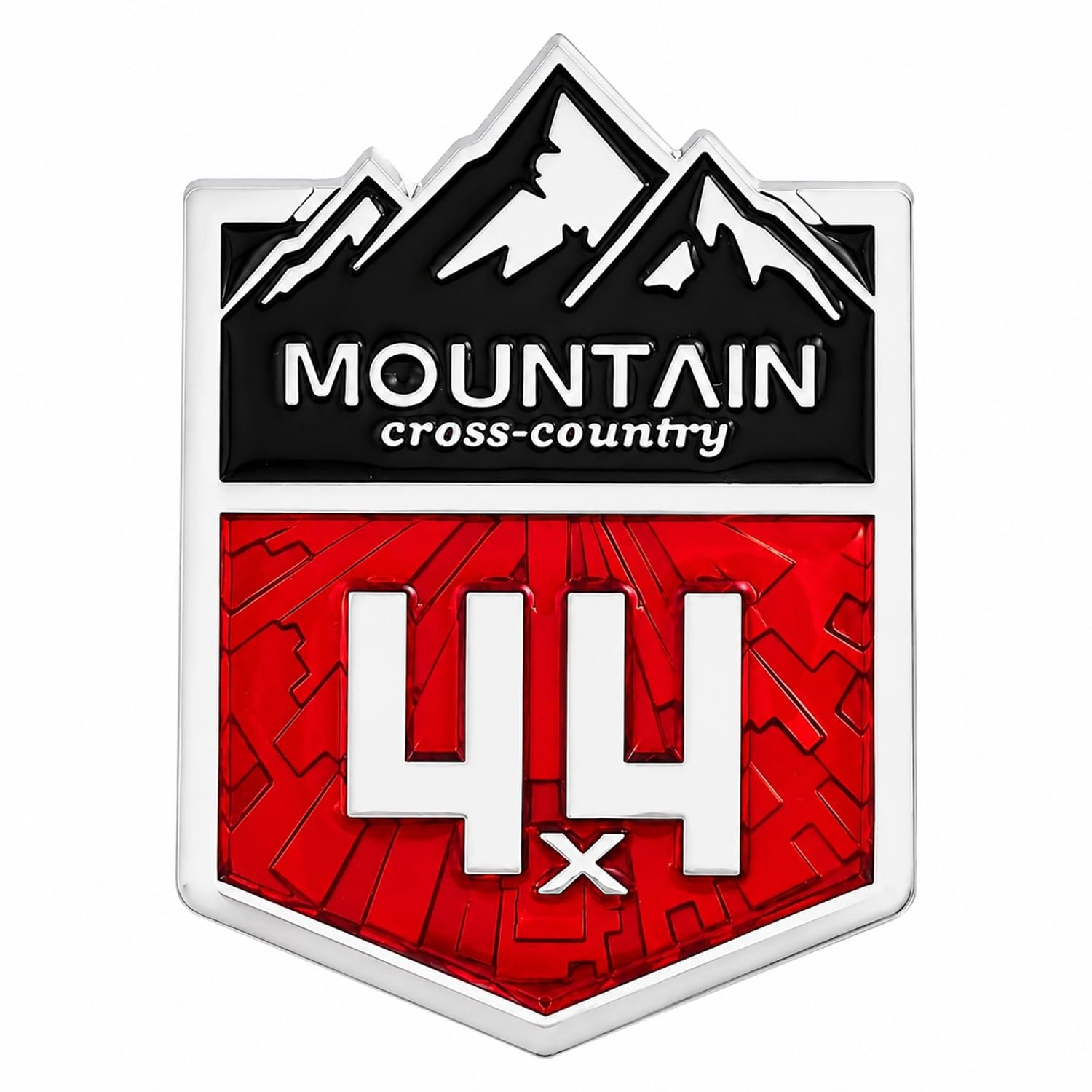 AUTOMASH 4x4 Mountain Cross Country Emblem Sticker for Kodiaq RS 2026 Year Onwards All Models Car 3D Metal Off Roading Badge/Logo for All Cars & Bikes (Red)-image-40