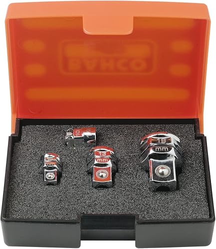 1RMA/S4 BH1RMA/S4 Ratcheting Wrench Adaptors Set, Multi-Colour, Set of 4 Pieces