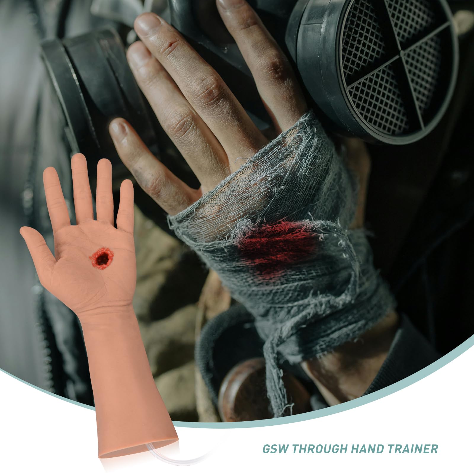 GSW - Kit de entrenamiento de torniquete de mano, kit de entrenamiento para detener el sangrado, kit de control de sangrado para clases médicas