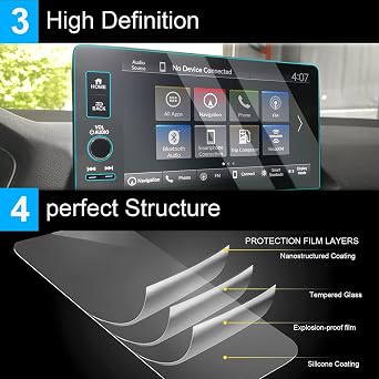 TTCR-II for 2022 2023 2024 2025 2026 Civic Touring Screen Protector 9 Inch