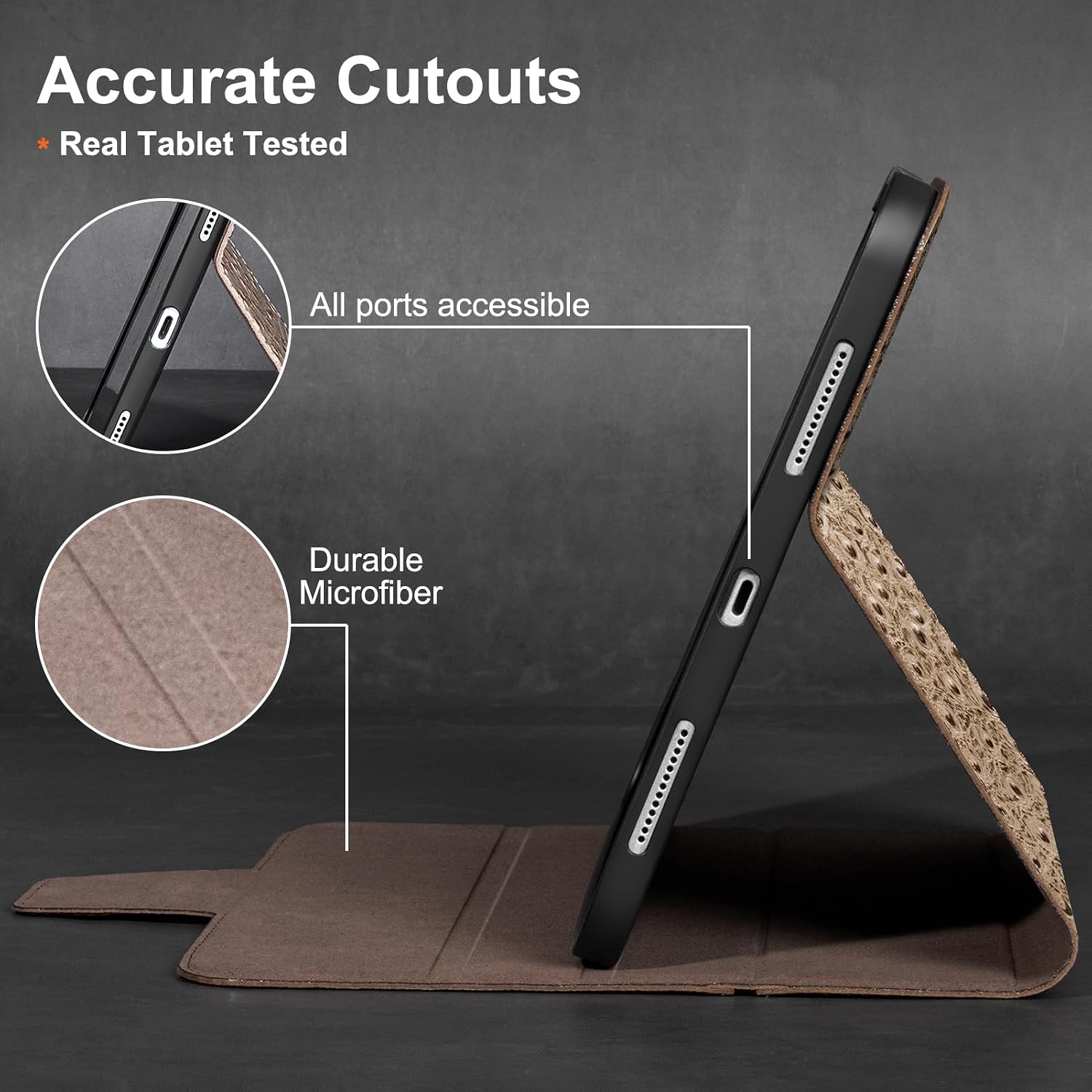 Gexmil Leather Case for iPad mini 7 A17 Pro/iPad mini 6 Gen 8.3 Inch image 5