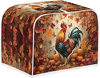 Vista 40 de Marbling Butterfly Print 2 Slice Toaster Dust Cover, Kitchen Small Appliance, Anti Dust and Fingerprint Bread Machine Cover