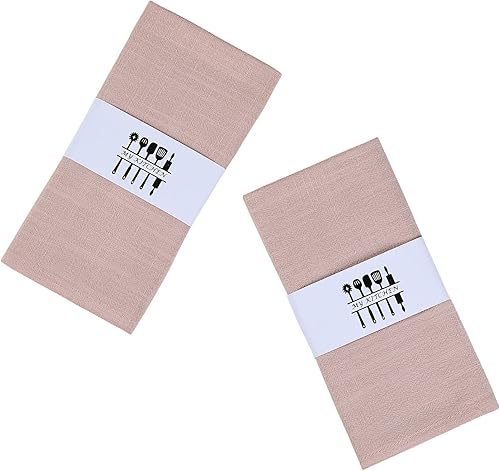 Miniatura 8 de Juego de 6 servilletas de lino de algodón lavable natural, rústico, suave, cómodo y reutilizable, para celebración de bodas y decoración de fiestas,