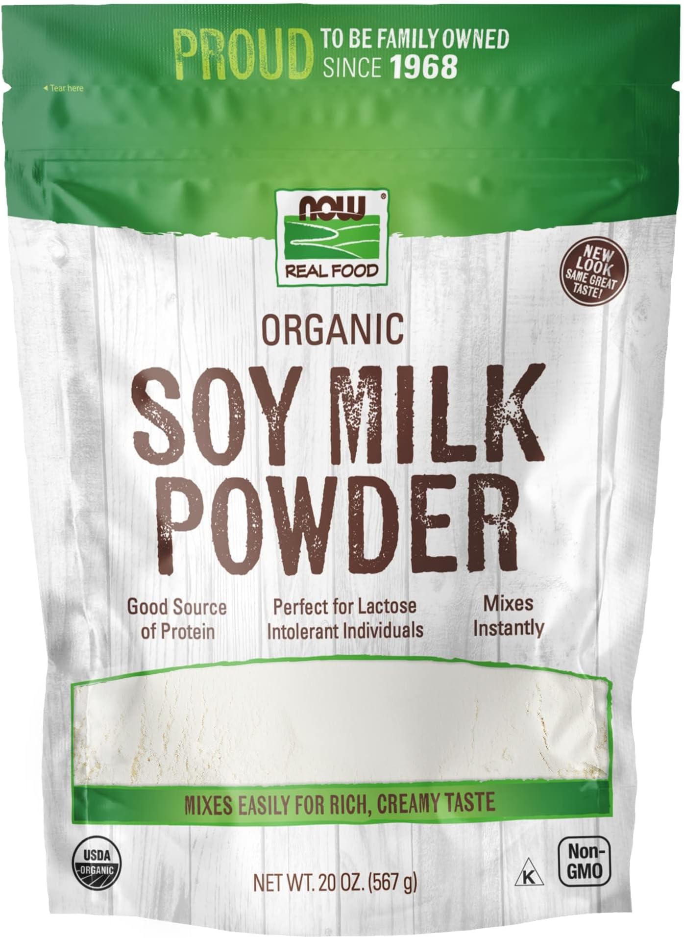 Now Foods Soy Milk Powder (Instant, 20oz)
