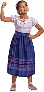 Luisa Madrigal Costume, Official Disney Luisa Encanto Halloween Costume Outfit, Kids Size (7-8)