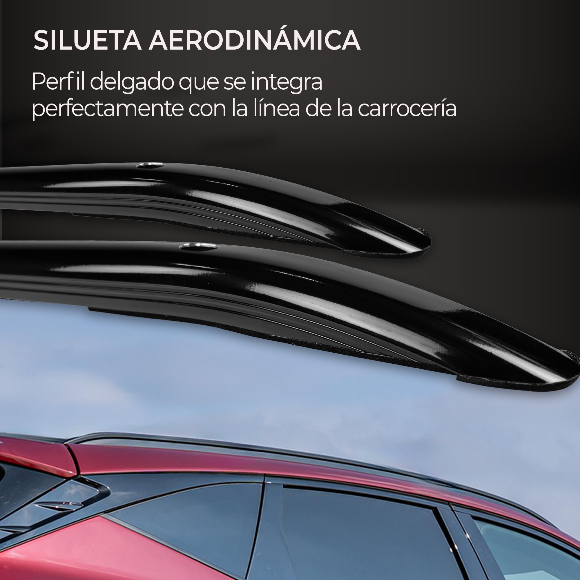 CHROMEMASTER | Barras De Techo Integradas Compatibles con Opel Combo L1 Standard Corto 2018+; Instale En Las Barras De Techo Un Portaequipajes, Un Cofre De Techo O Una Cesta De Techo | Aluminio