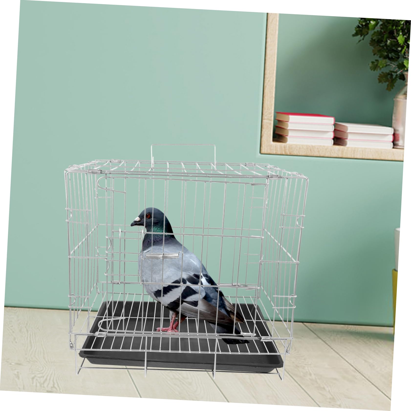 Happyyami Jaula De Cría De Pájaro De Gran Capacidad para Periquitos y Palomas Transportador De Aves Bandeja Extraíble Diseño De Inoxidable y Duradero para Uso Doméstico