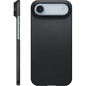 【1mm Ultra-Thin】PITAKA iPhone Air Case, Ultra Thin, 0.7 oz (20 g), Lightweight, MagSafe Compatible, Aramid Fiber, Prevents Ye