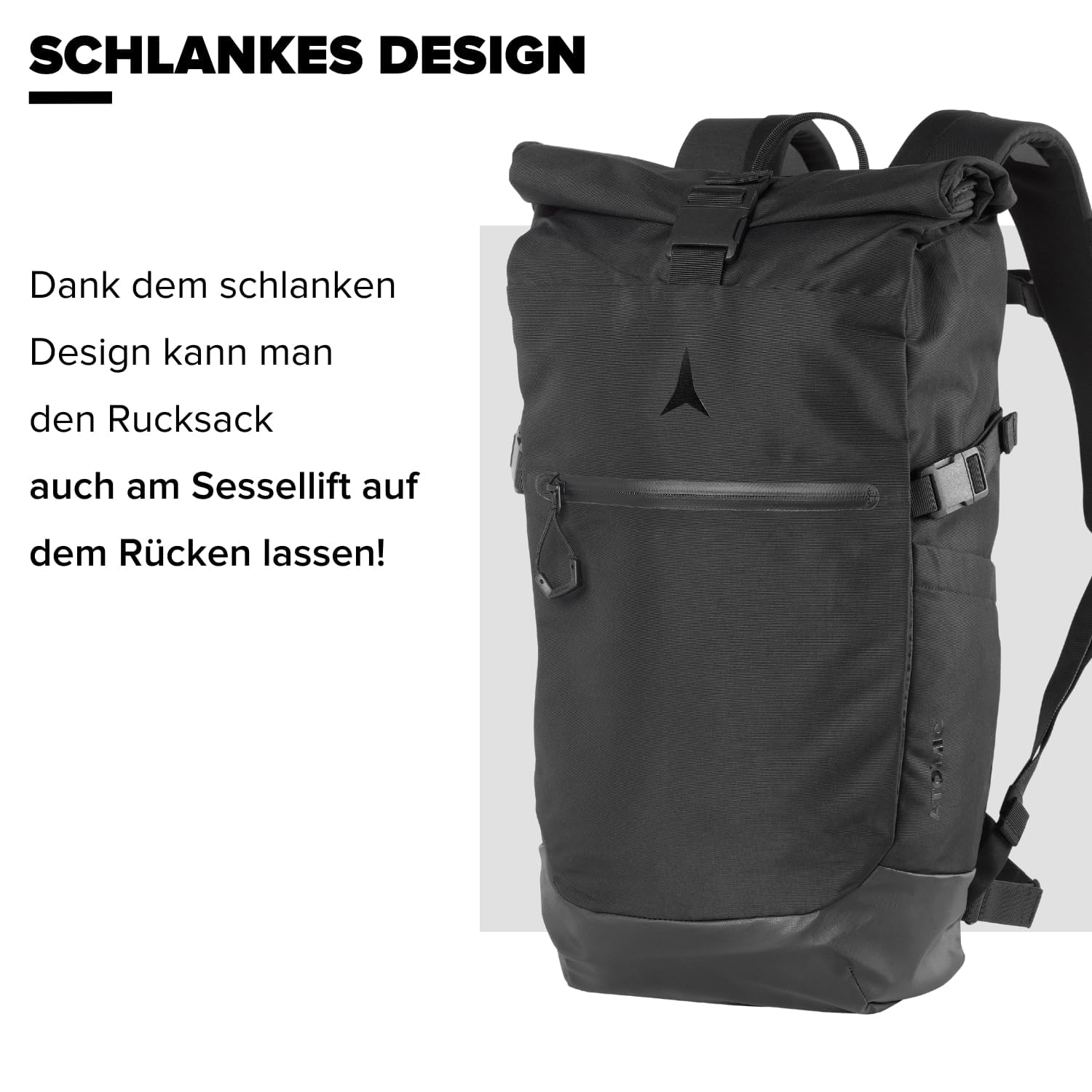 365 Days Usage|Roll Top Volume Adjustment|Dual Access|Waxed Canvas Fabric|Padded Shoulder Straps Mint Green 27 x 15 x 68, miętowy zielony, 27 x 15 x 68, Podróże