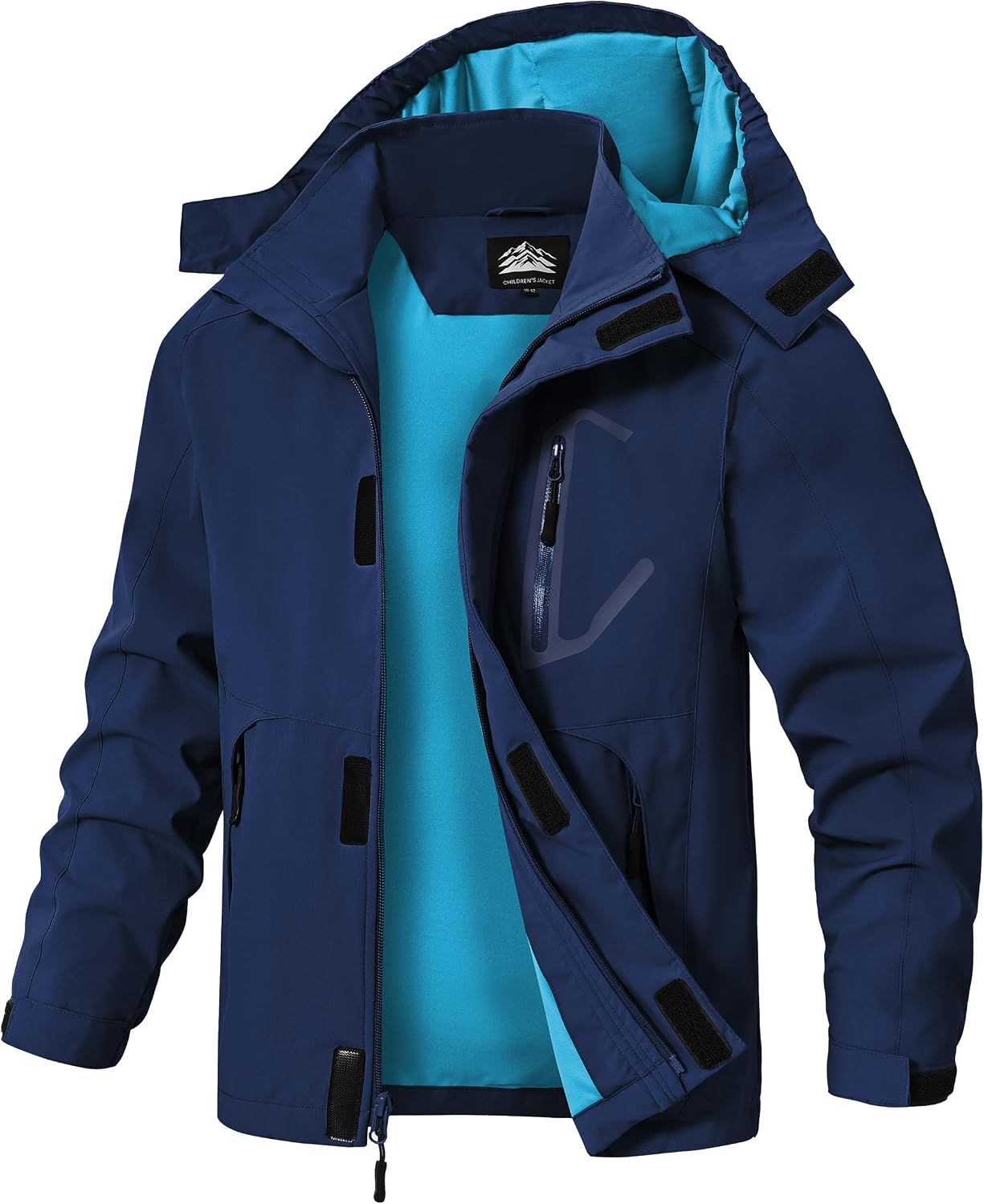 Boys Rain Jacket Kids Lightweight Rain Jackets Waterproof Hooded Windbreaker Outdoor Coats for Boys Girls