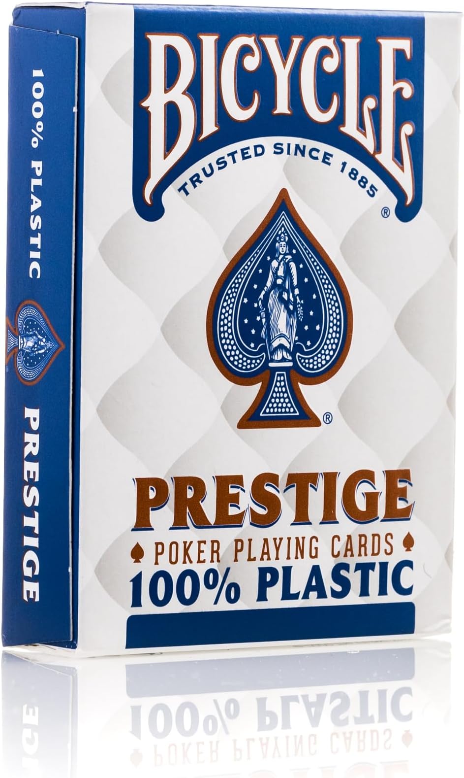 F44100 Prestige 100% Plastic Profesional Poker Playing Cards. Casino Quality, 62. 5 x 88 mm(Assorted colors)